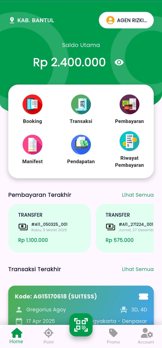 Aplikasi mobile agen tamijaya